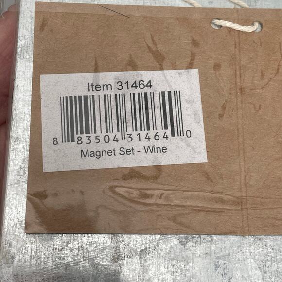 Primitives by Kathy Magnet Set Wine Lover Gift Refrigerator Decor New Unopened - Picture 5 of 9